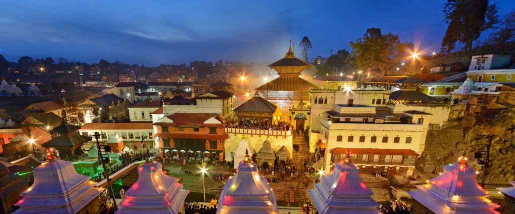 Pashupatinath in the evening