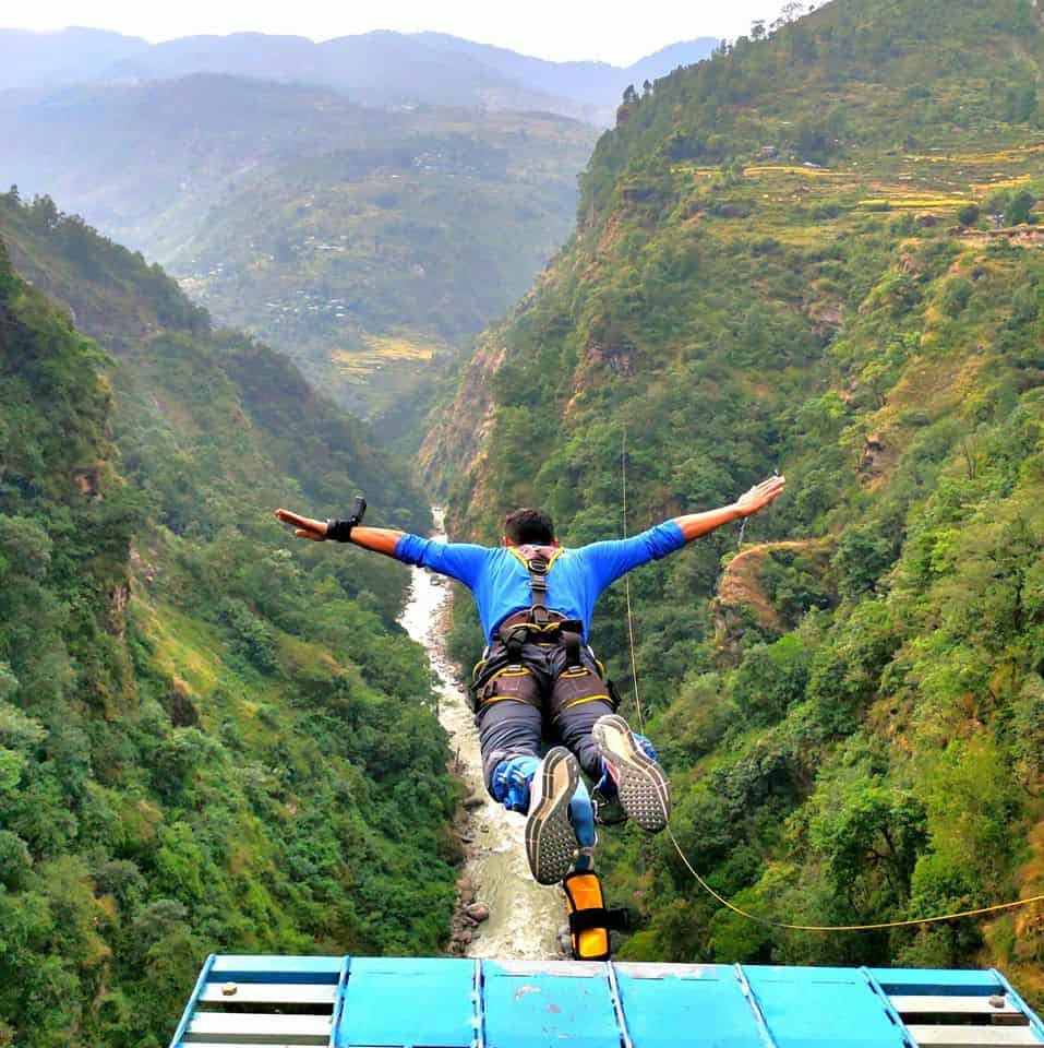 Bungee jump at The Last Resort