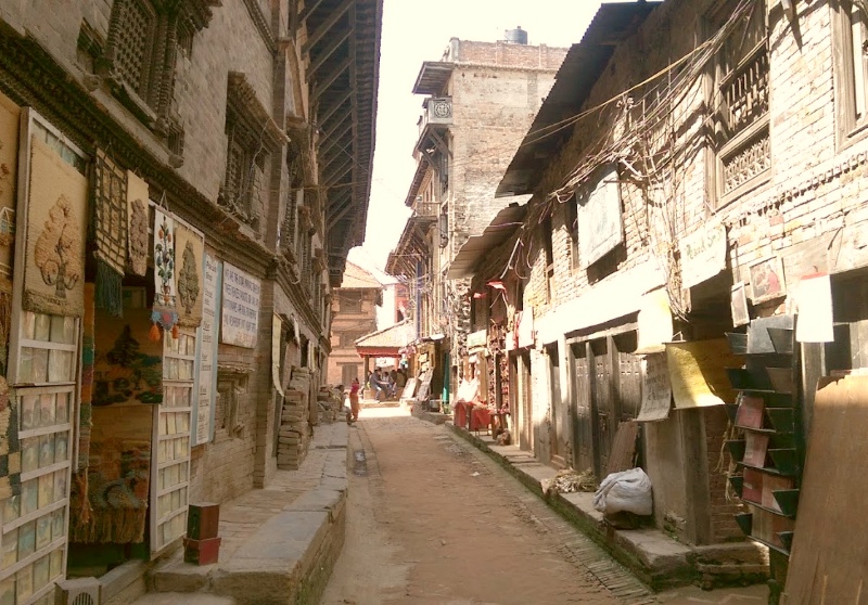 A side street in Bhaktapur