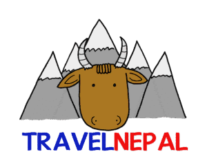 Travel Nepal colour logo, by Tigerfluff