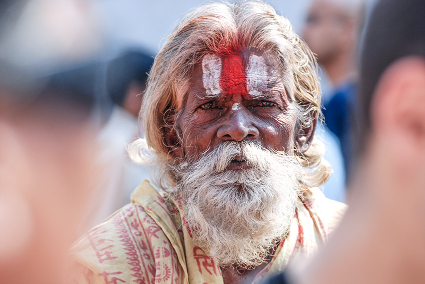 Holy man celebrating Maha Shivaratri, festivals of Nepal, Nepal festival