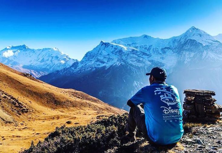 Tashi R Ghale in the Himalayas