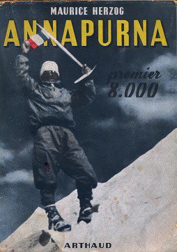 Annapurna book cover by Maurice Herzog