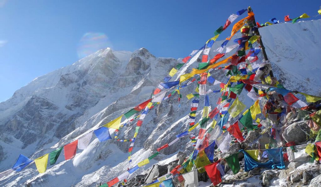Larkya La Pass, the highest point of the trek