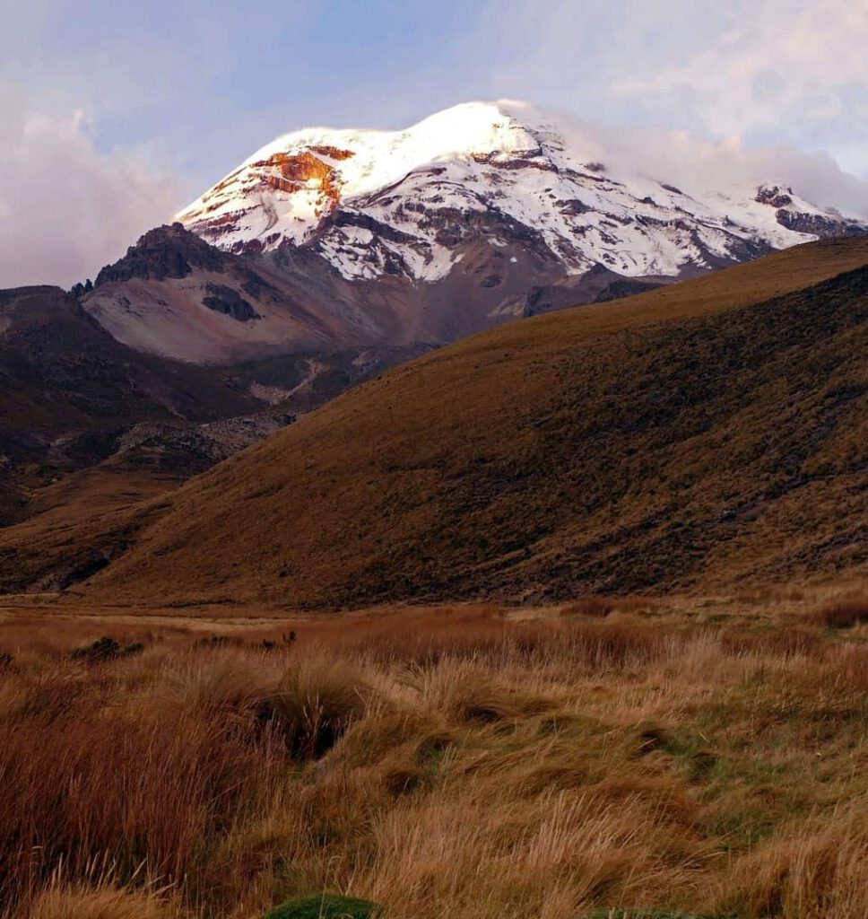 mount chimborazo in Ecuador